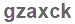 The text to enter in the texbox below is: gzaxck