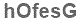 The text to enter in the texbox below is: hOfesG