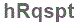 The text to enter in the texbox below is: hRqspt