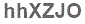 The text to enter in the texbox below is: hhXZJO