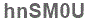 The text to enter in the texbox below is: hnSM0U