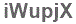 The text to enter in the texbox below is: iWupjX