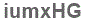 The text to enter in the texbox below is: iumxHG