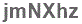 The text to enter in the texbox below is: jmNXhz