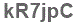 The text to enter in the texbox below is: kR7jpC