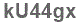 The text to enter in the texbox below is: kU44gx