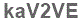 The text to enter in the texbox below is: kaV2VE