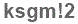The text to enter in the texbox below is: ksgm!2