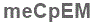The text to enter in the texbox below is: meCpEM