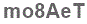 The text to enter in the texbox below is: mo8AeT