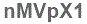 The text to enter in the texbox below is: nMVpX1