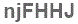 The text to enter in the texbox below is: njFHHJ