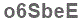 The text to enter in the texbox below is: o6SbeE