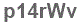 The text to enter in the texbox below is: p14rWv