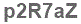 The text to enter in the texbox below is: p2R7aZ