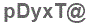 The text to enter in the texbox below is: pDyxT@