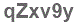 The text to enter in the texbox below is: qZxv9y