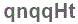 The text to enter in the texbox below is: qnqqHt