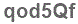The text to enter in the texbox below is: qod5Qf