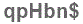 The text to enter in the texbox below is: qpHbn$