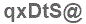 The text to enter in the texbox below is: qxDtS@