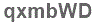 The text to enter in the texbox below is: qxmbWD