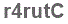 The text to enter in the texbox below is: r4rutC