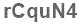 The text to enter in the texbox below is: rCquN4