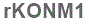 The text to enter in the texbox below is: rKONM1