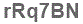 The text to enter in the texbox below is: rRq7BN