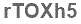 The text to enter in the texbox below is: rTOXh5