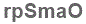 The text to enter in the texbox below is: rpSmaO