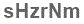 The text to enter in the texbox below is: sHzrNm