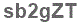 The text to enter in the texbox below is: sb2gZT