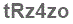 The text to enter in the texbox below is: tRz4zo