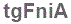 The text to enter in the texbox below is: tgFniA