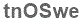 The text to enter in the texbox below is: tnOSwe