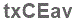 The text to enter in the texbox below is: txCEav