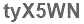 The text to enter in the texbox below is: tyX5WN