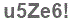 The text to enter in the texbox below is: u5Ze6!