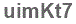 The text to enter in the texbox below is: uimKt7