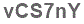 The text to enter in the texbox below is: vCS7nY