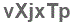 The text to enter in the texbox below is: vXjxTp