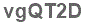 The text to enter in the texbox below is: vgQT2D