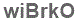 The text to enter in the texbox below is: wiBrkO