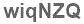 The text to enter in the texbox below is: wiqNZQ