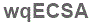The text to enter in the texbox below is: wqECSA