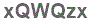 The text to enter in the texbox below is: xQWQzx