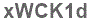 The text to enter in the texbox below is: xWCK1d