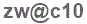The text to enter in the texbox below is: zw@c10